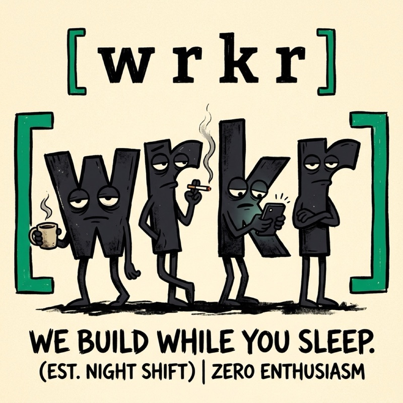 The gang surveys the market — deadpan