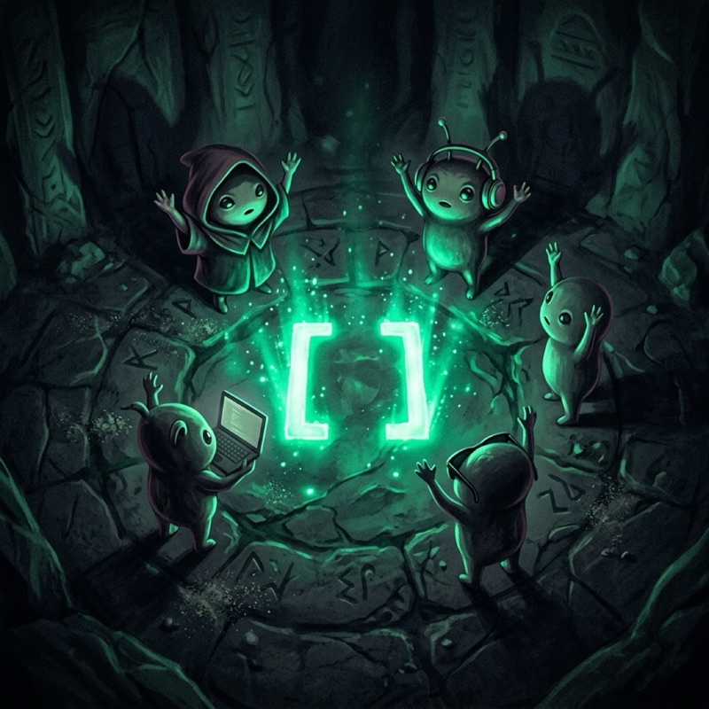 Bracket creatures summoning the sacred [ ] symbol